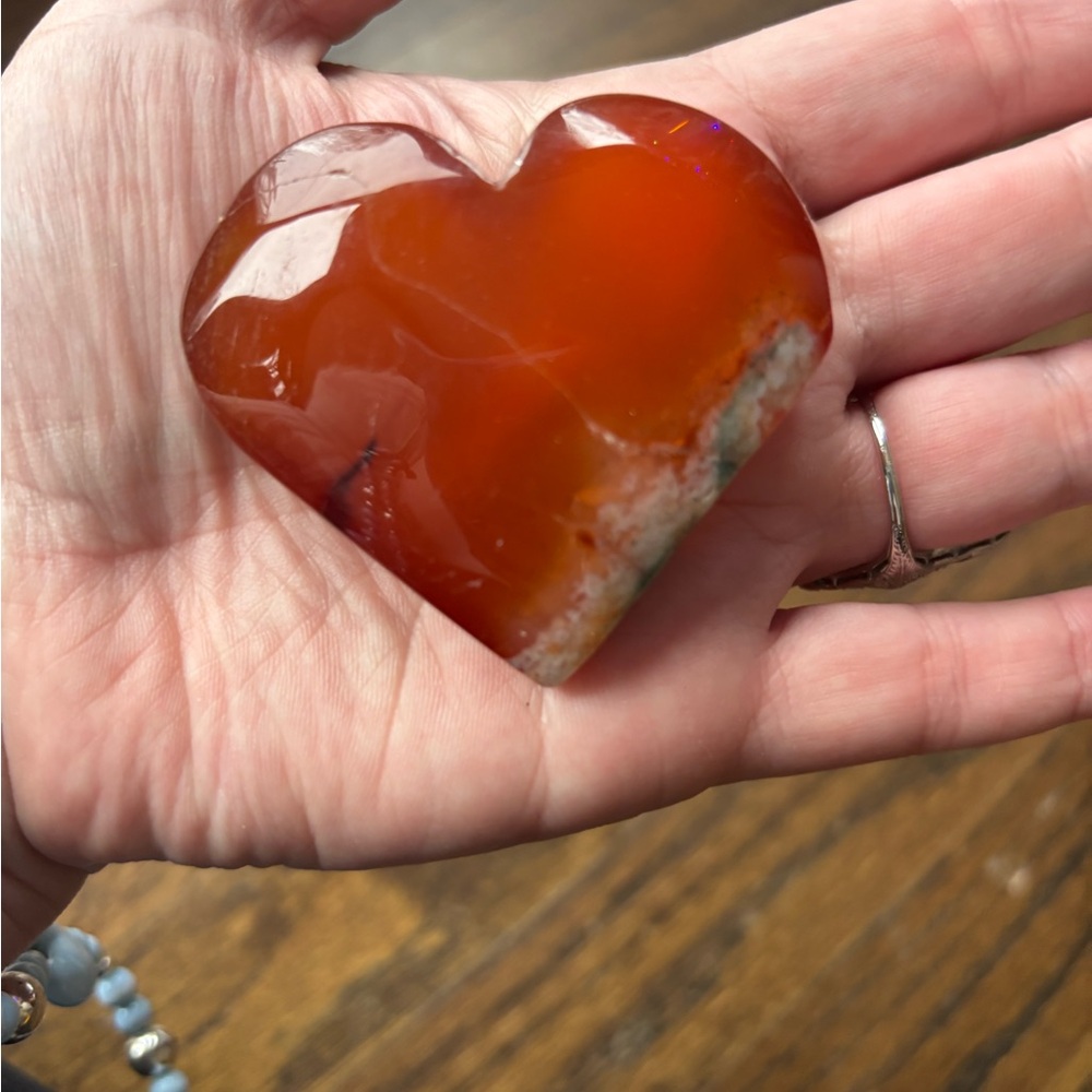 Red Carnelian Heart ❤️